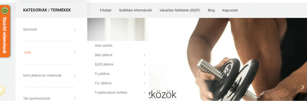 Sportjátékshop