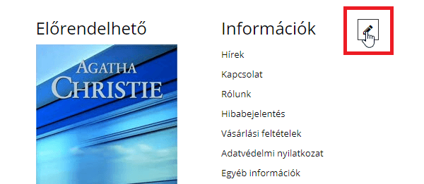 Szerkesztő ikon