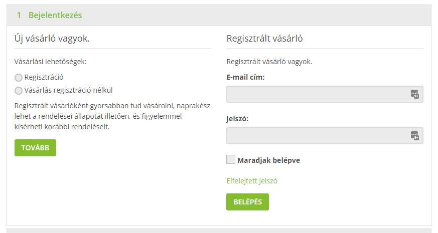 ShopRenter régi pénztár - Regisztráció
