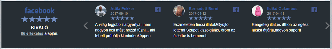 Illatgyertya.hu értékelés