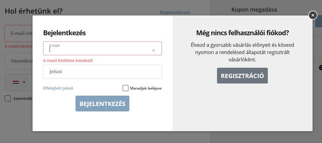 bejelentkezés