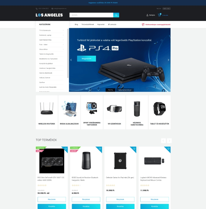 webshop motor