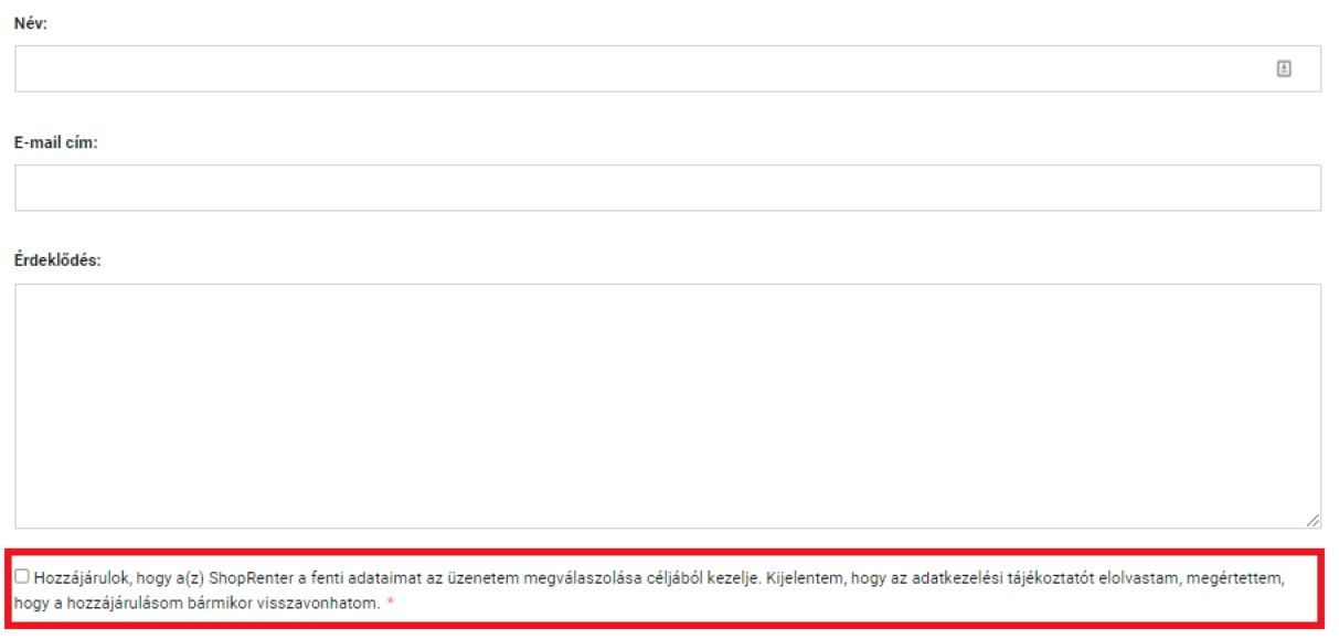 adatvédelmi tájékoztató