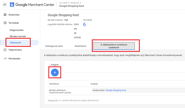 google merchant center