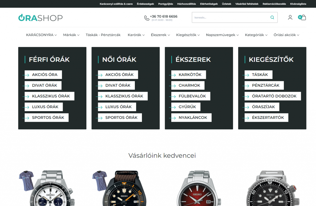 órashop