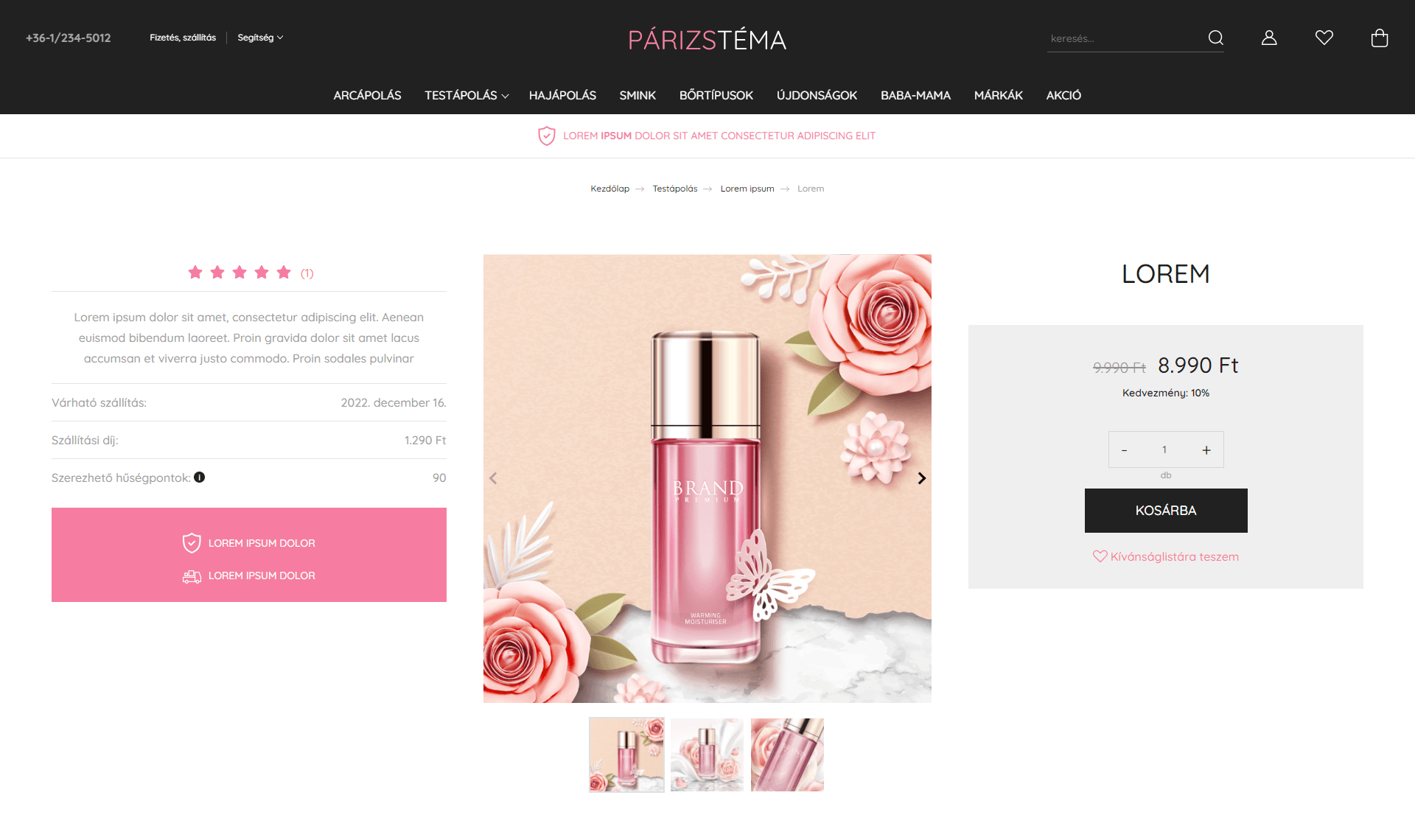 webshop design