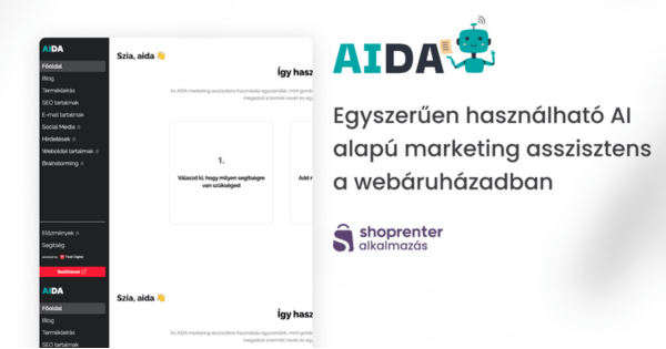 Shoprenter alkalmazás Aida