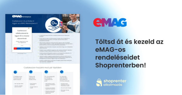eMAG Shoprenter alkalmazás 