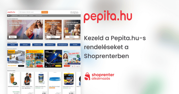 Pepita PepitApp Shoprenter alkalmazás