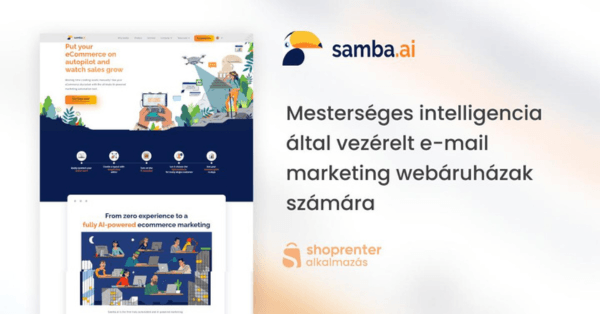 Samba ai. Shoprenter alkalmazás