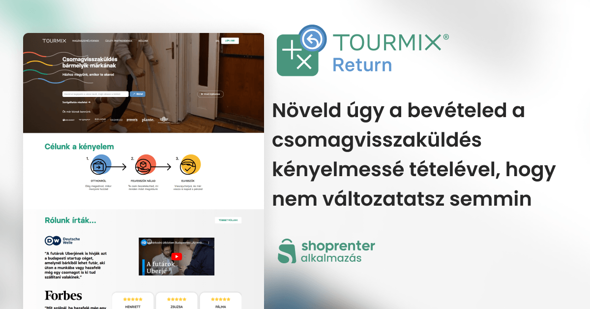 Tourmix return delivery