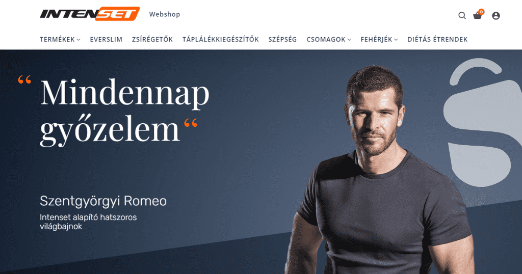 Intenset webshop