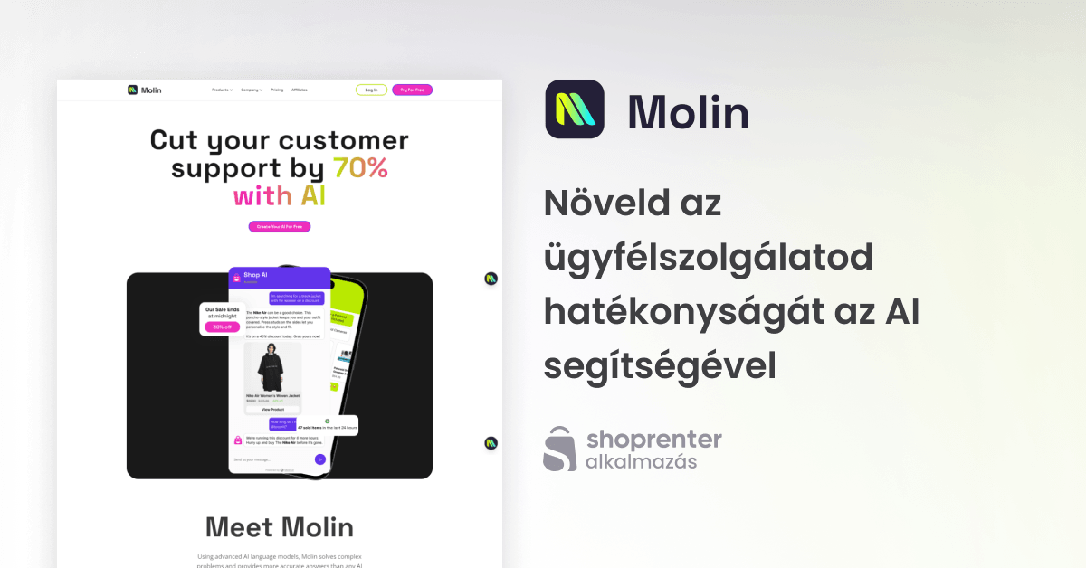 Molin.ai alkalmazás