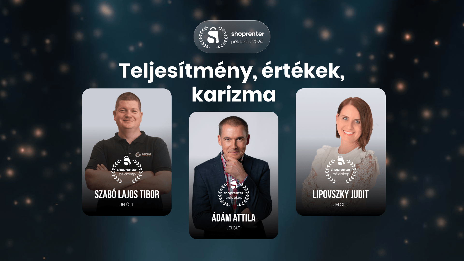 Shoprenter Példakép Díj 2024 jelöltek