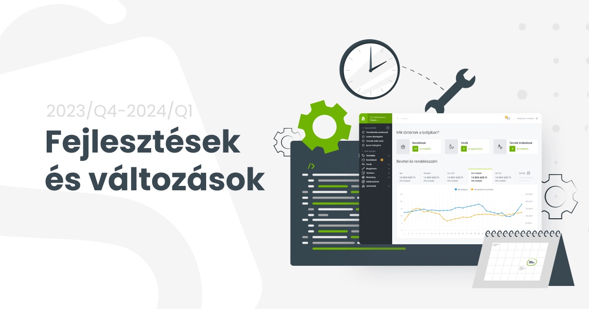 Fejlesztések és változások