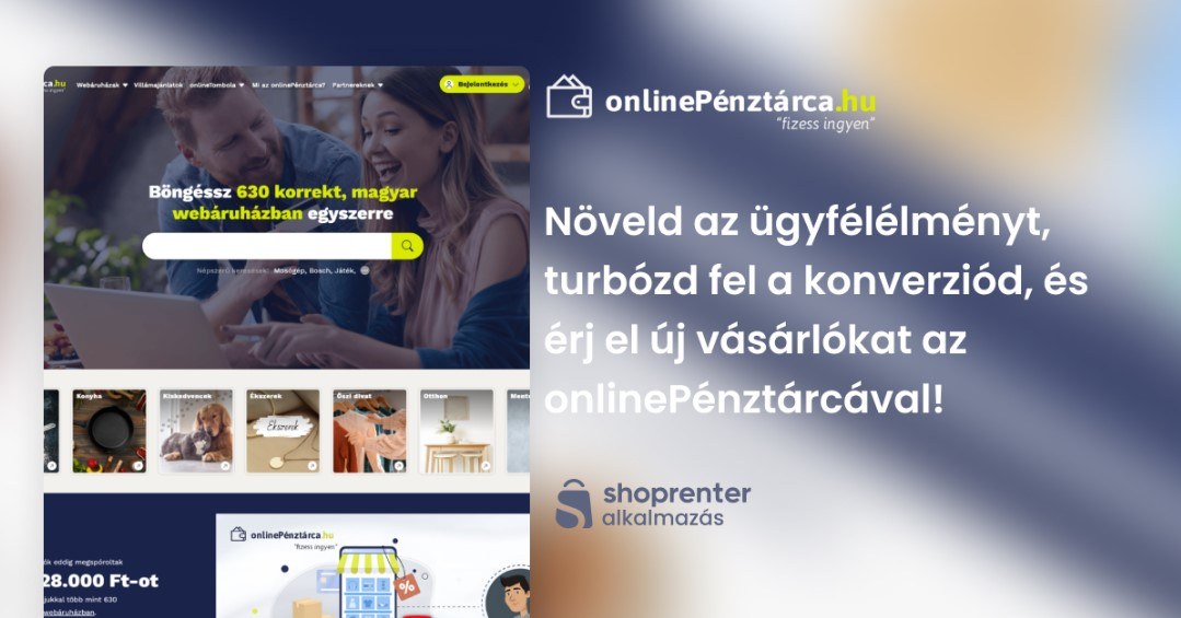 Online pénztárca alkalmazás