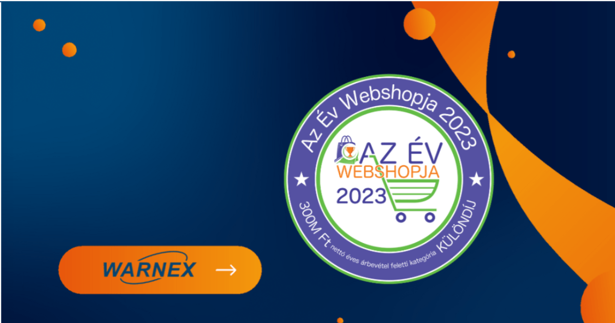 shoprenter warnex.hu sikertörténet az év webshopja 2023
