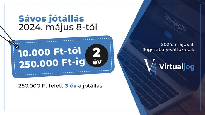 sávos jótállás
