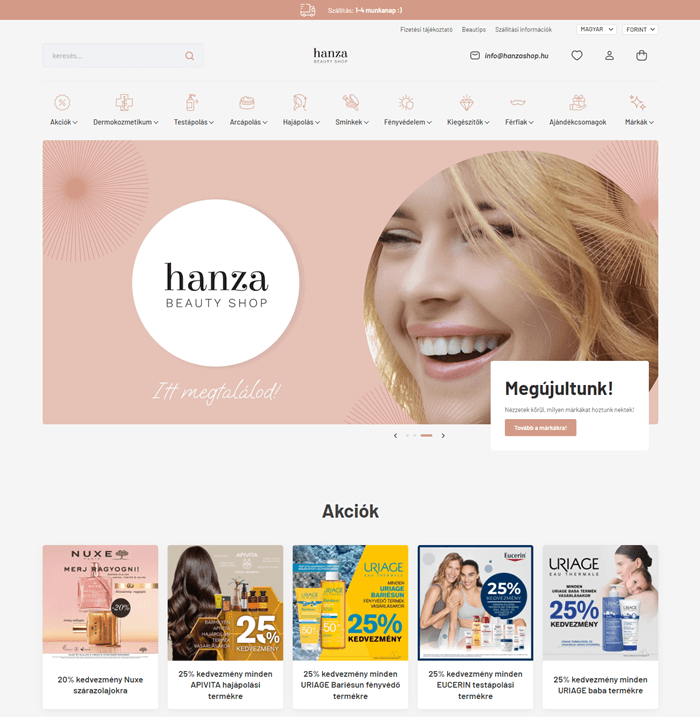 hanzashop.hu webshop