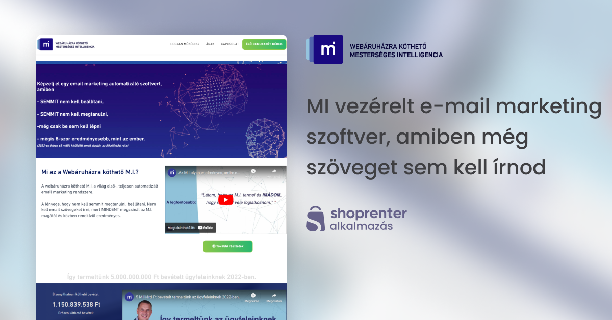 Webáruházra Köthető M.I.
