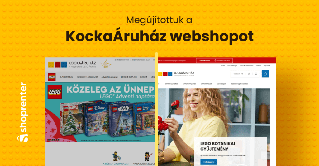 Megújítottuk a KockaÁruház webshopot