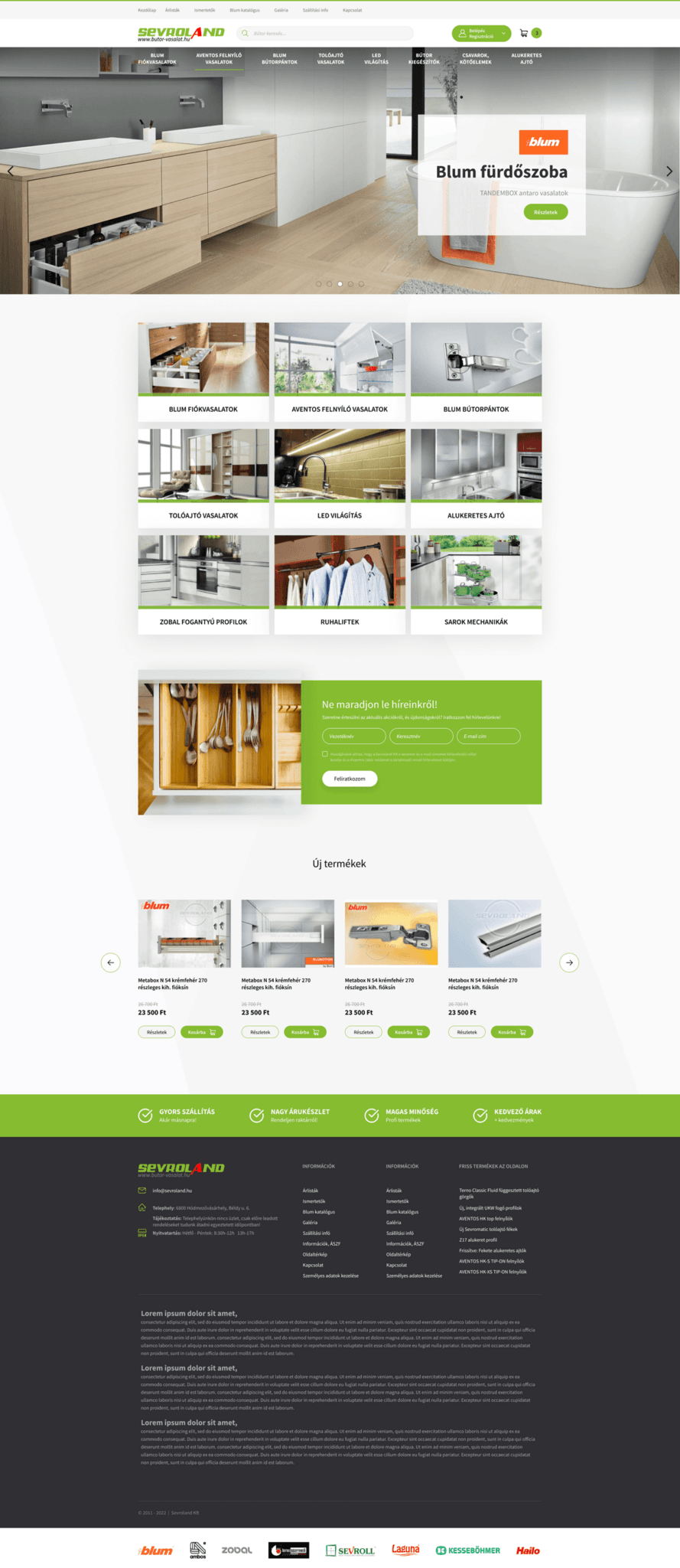 Sevroland egyedi design
