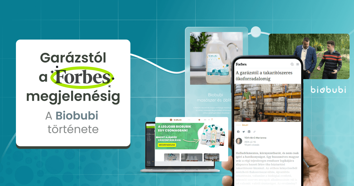 A garázstól a Forbes megjelenésig - A Biobubi sikerének története