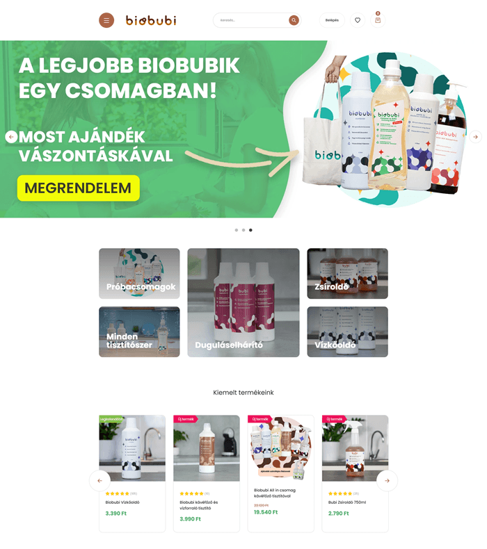 Biobubi webshop