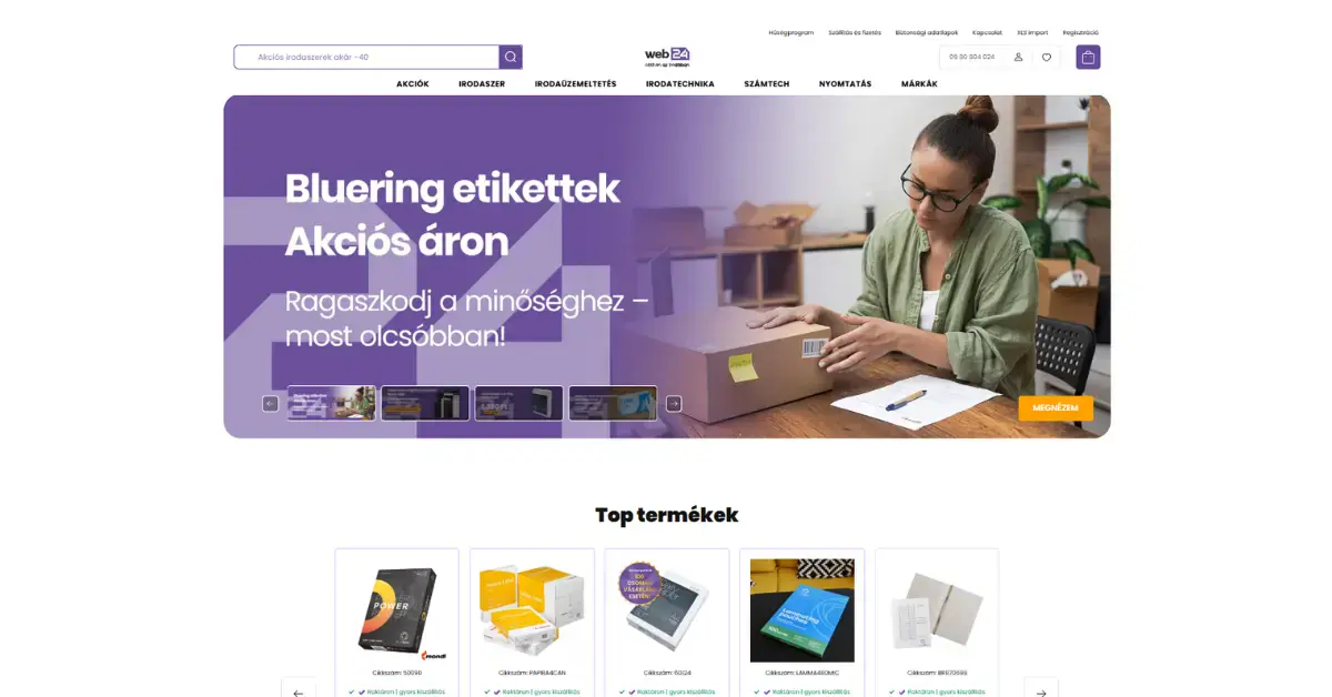 Az Év Webshopja verseny 2025