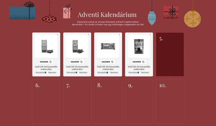 Adventi kalendárium