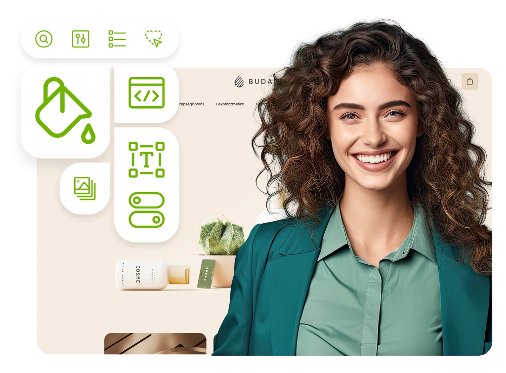 shoprenter egyedi megjelenes