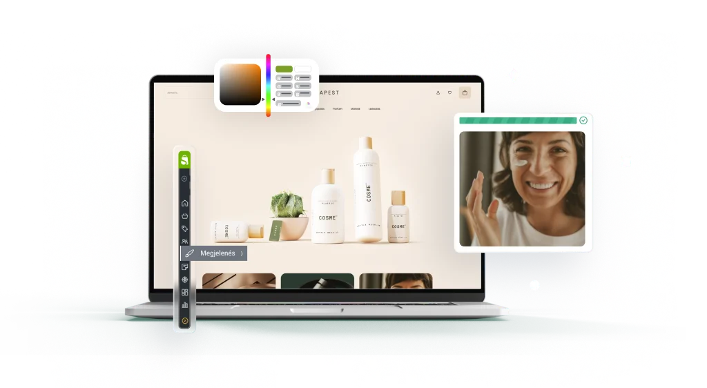 shoprenter webshop design