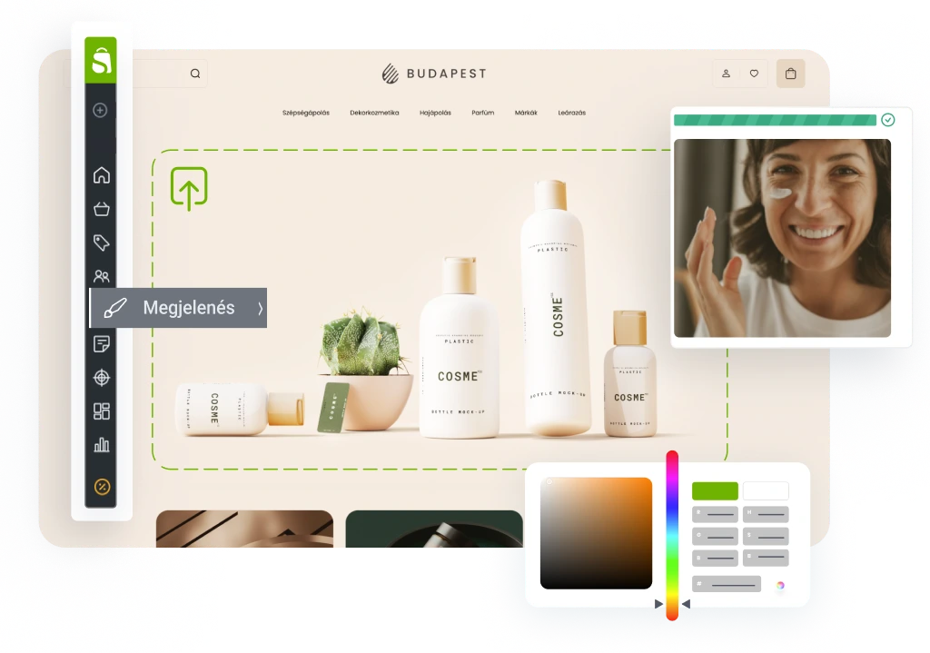 shoprenter webshop kinezet