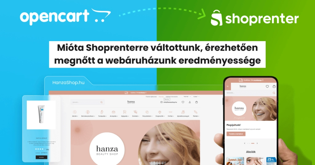 miota shoprenterre valtottunk erezhetoen megnott a webaruhazunk eredmenyessege