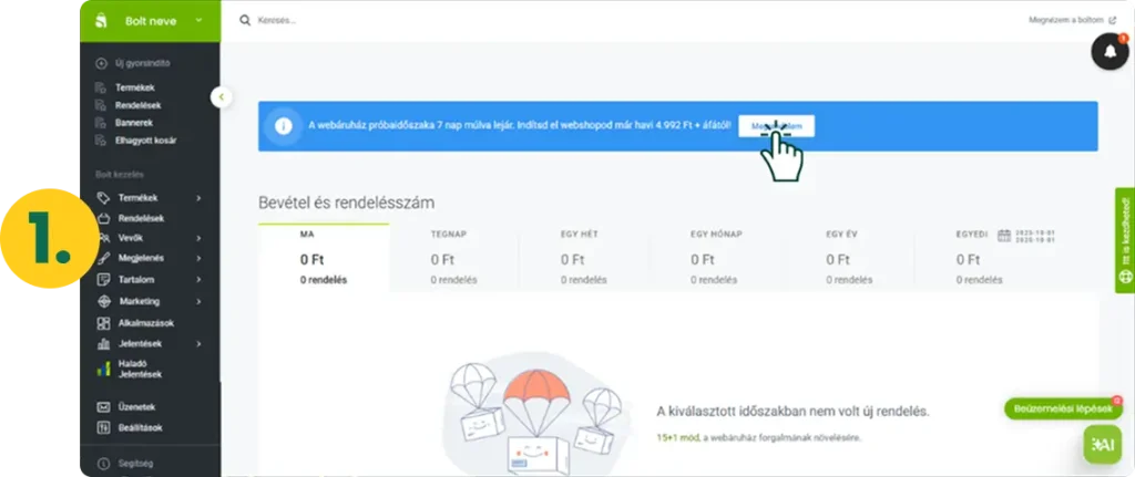 Megrendelés